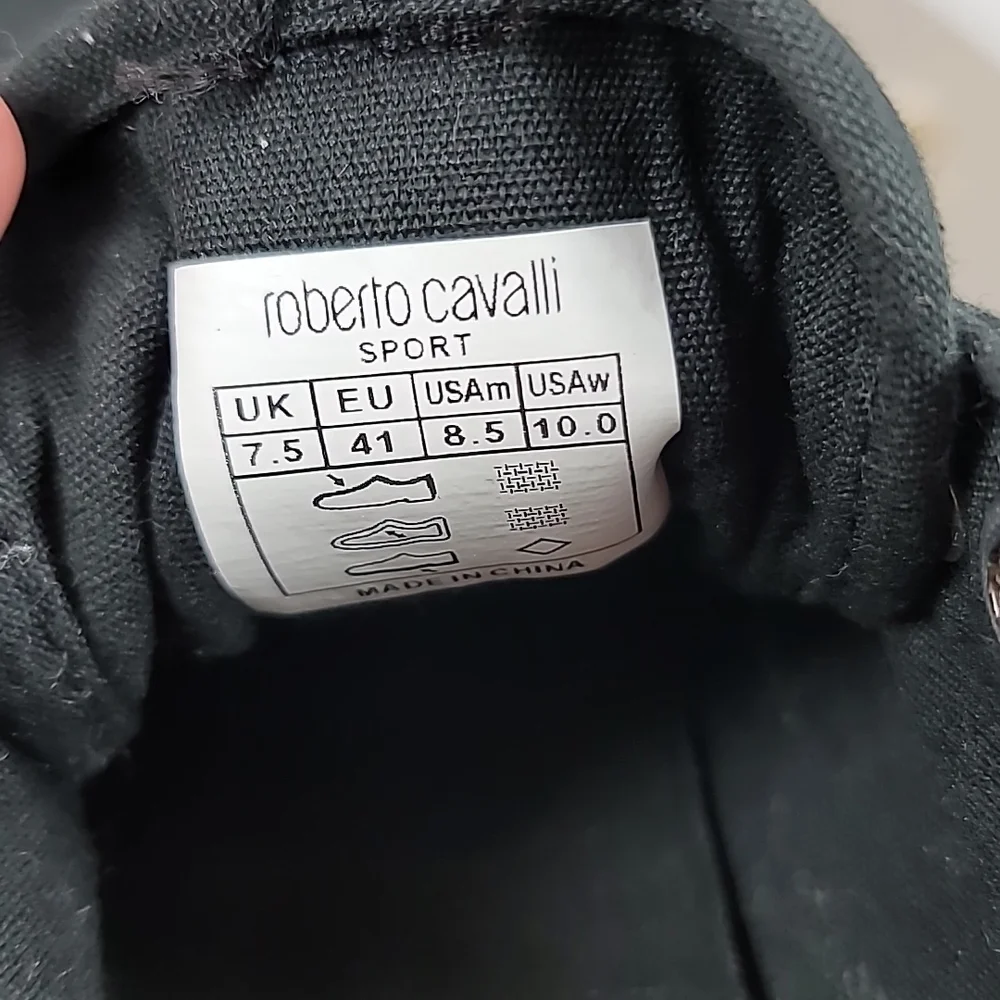 Roberto Cavalli Sport Canvas Men's Sneakers. Brand New. - Picture 13 of 13